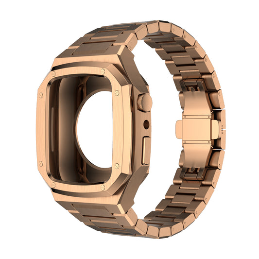 Luxe Rose goud Apple Watch Case+Band